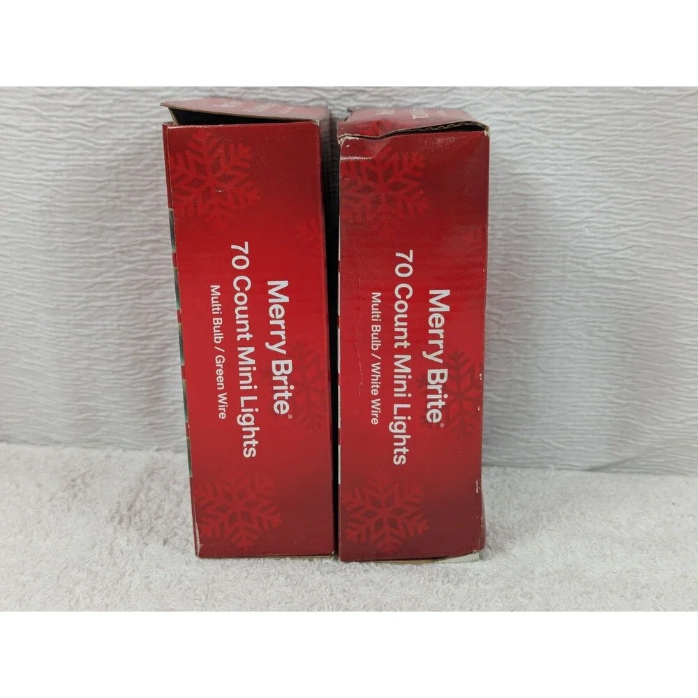 Christmas - Merry Brite - 70 Count - Mini Lights - 2 Pack